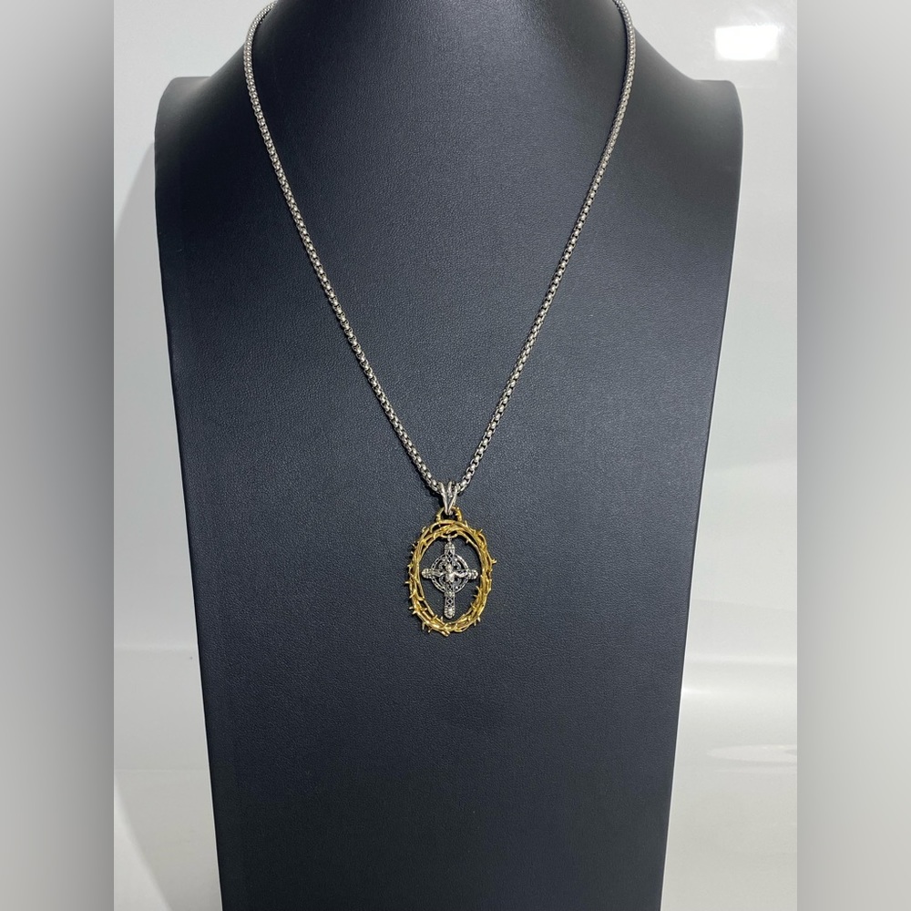 Cross skeleton Pendant